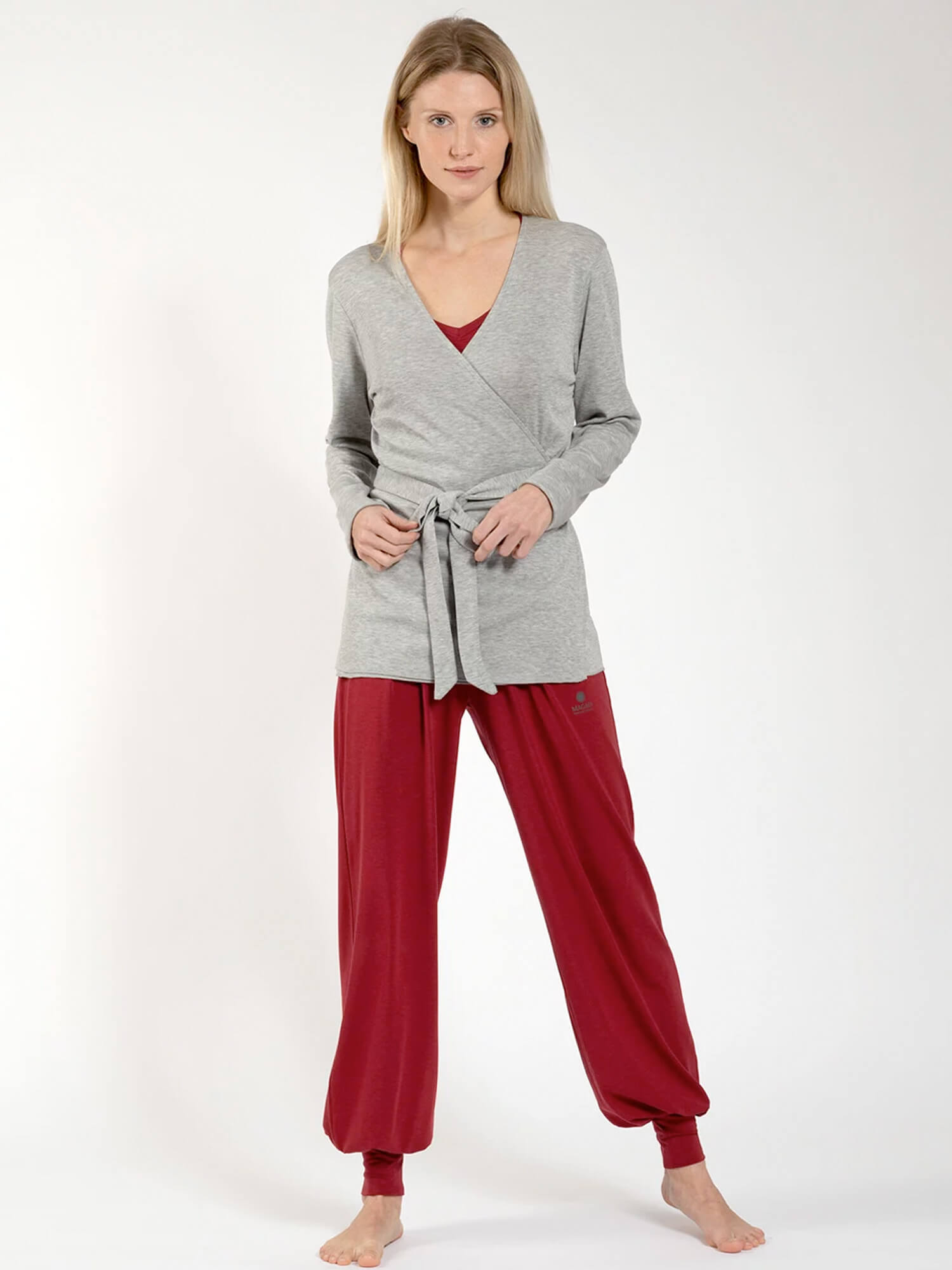 Wickeljacke Zoe - grey - YOGISHOP