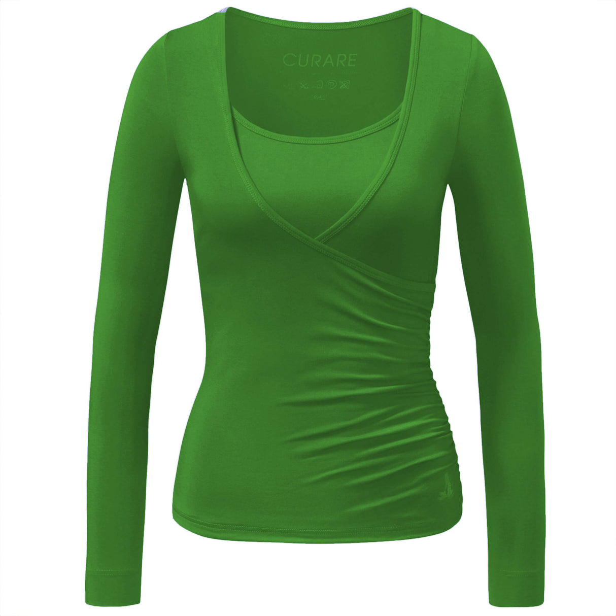 Wrap-Shirt - classic green - YOGISHOP