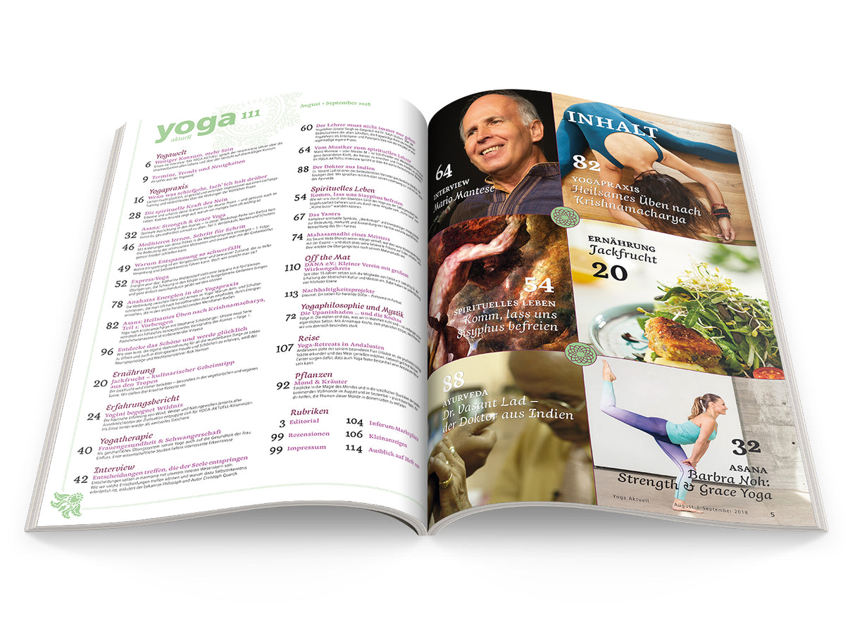 Yoga Aktuell 111 - 04/2018 - YOGISHOP