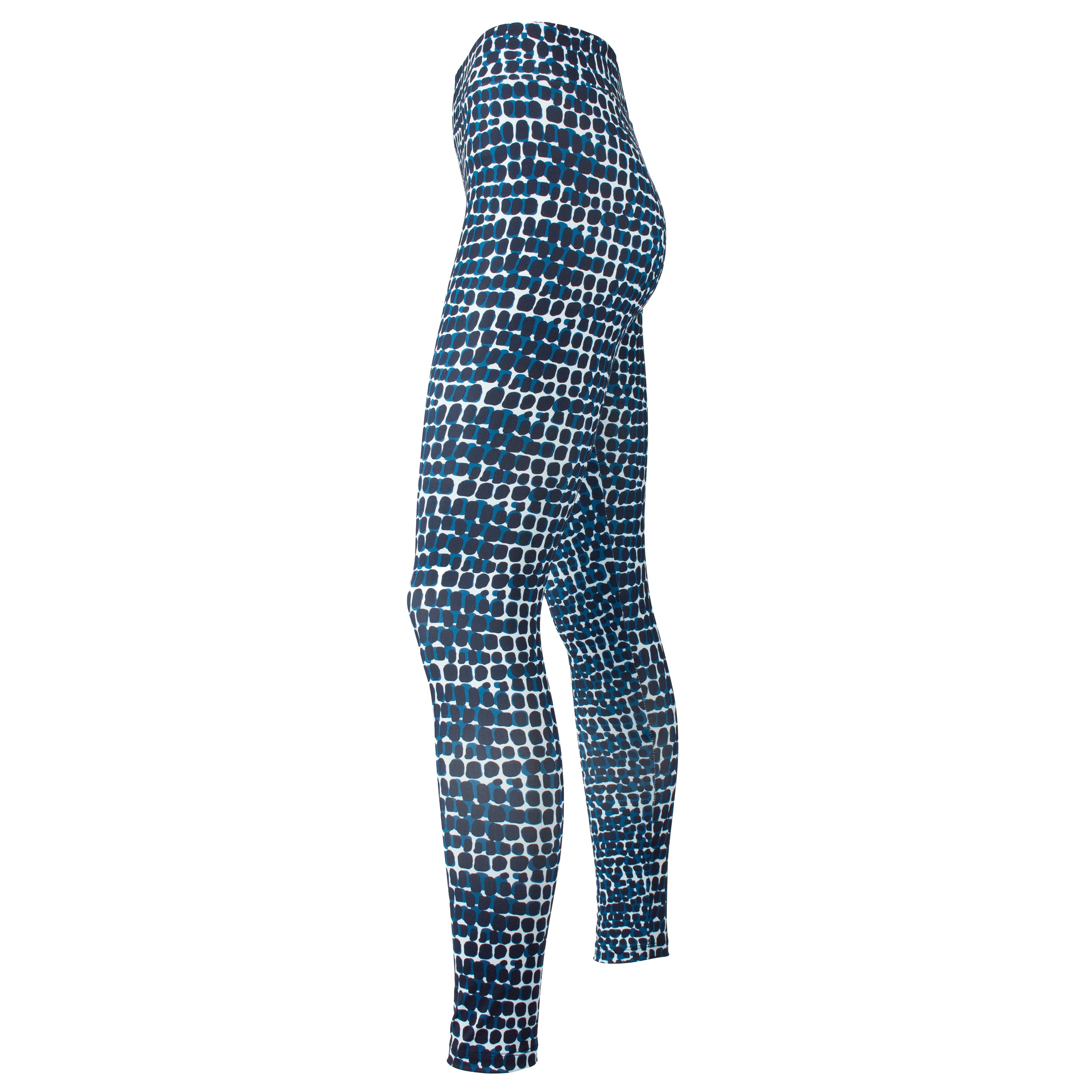 Yoga-Leggings Croco - petrol - YOGISHOP