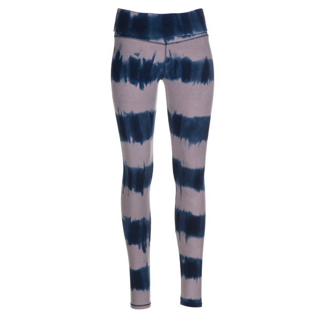Yoga-Batik-Leggings "seashore" - grau/blau - YOGISHOP