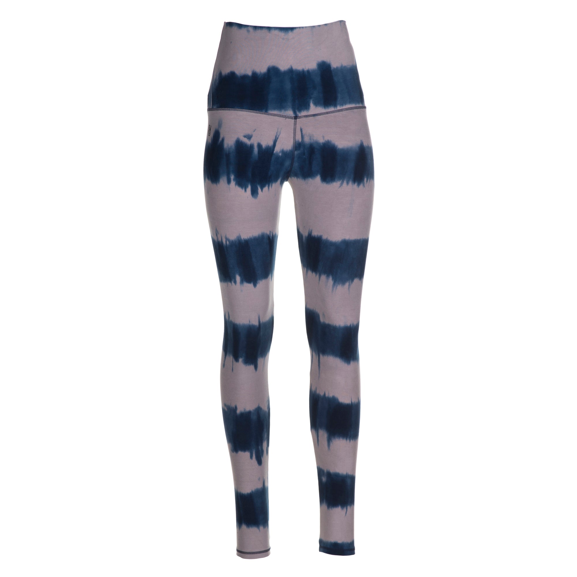 Yoga-Batik-Leggings "seashore" - grau/blau - YOGISHOP