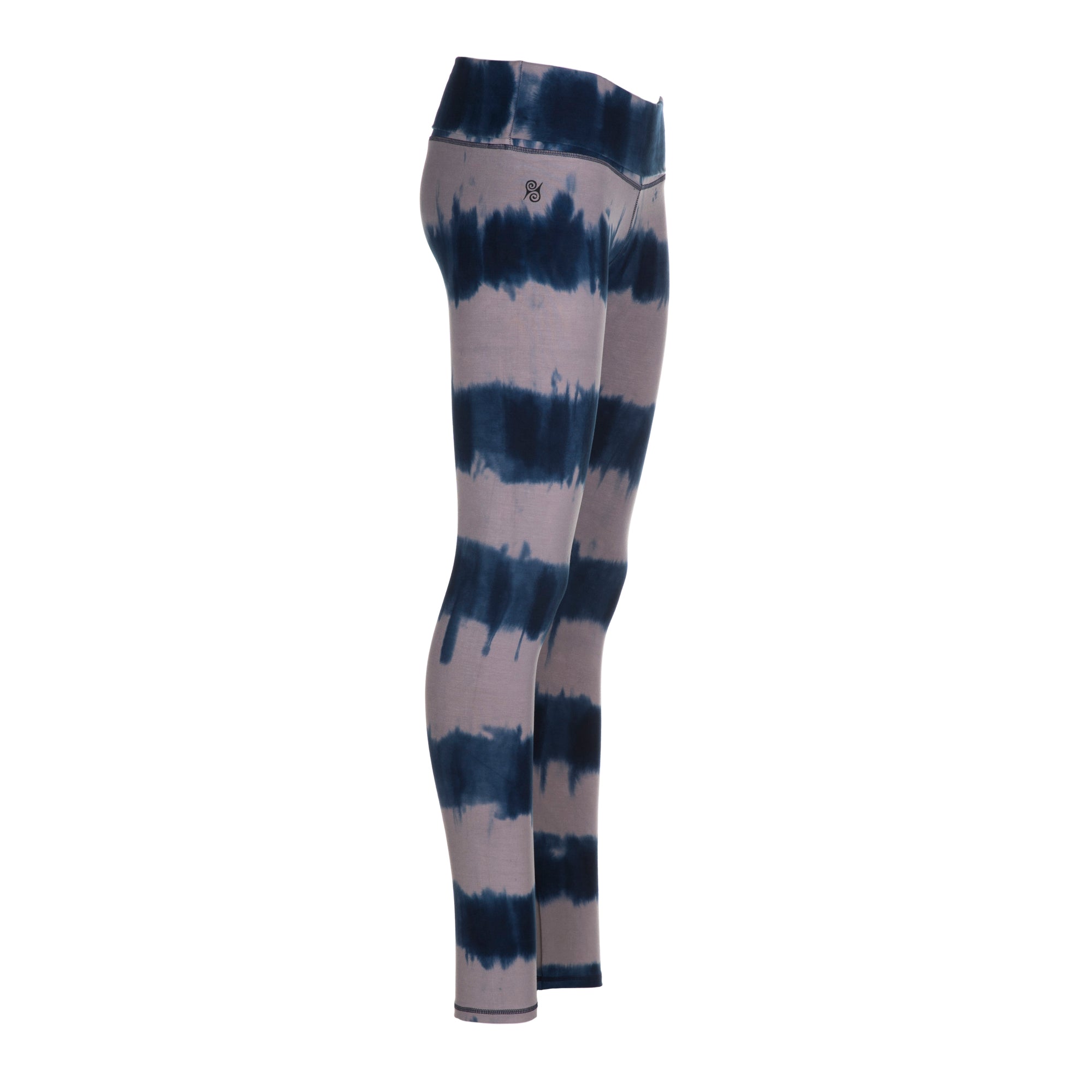 Yoga-Batik-Leggings "seashore" - grau/blau - YOGISHOP
