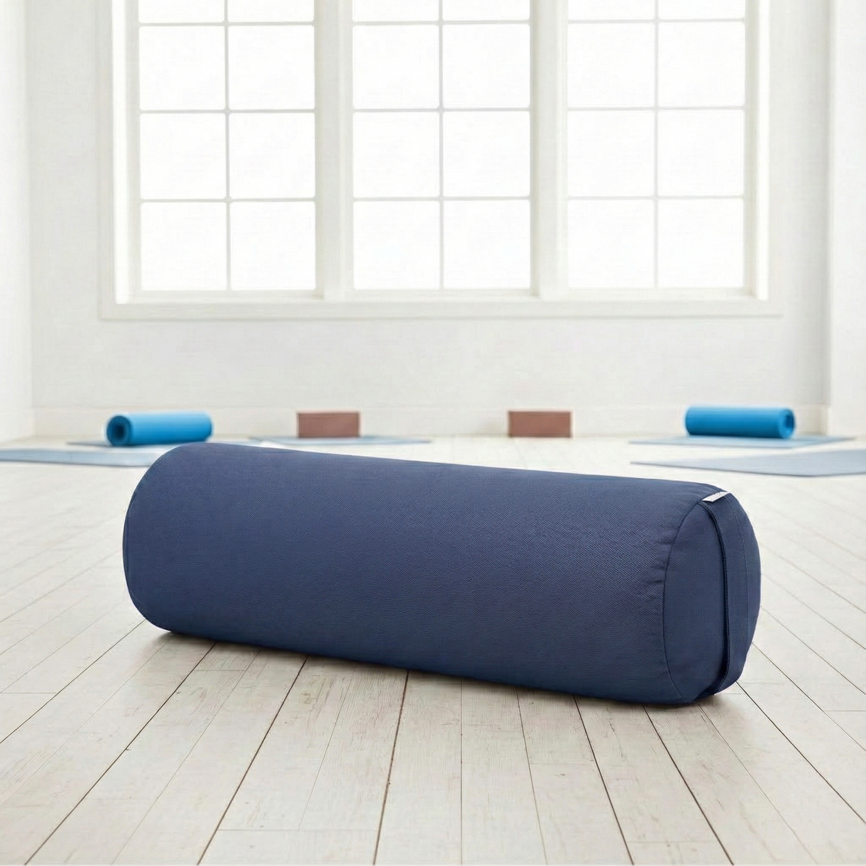 Yoga-Bolster yin - rund - Samtosha - organic cotton