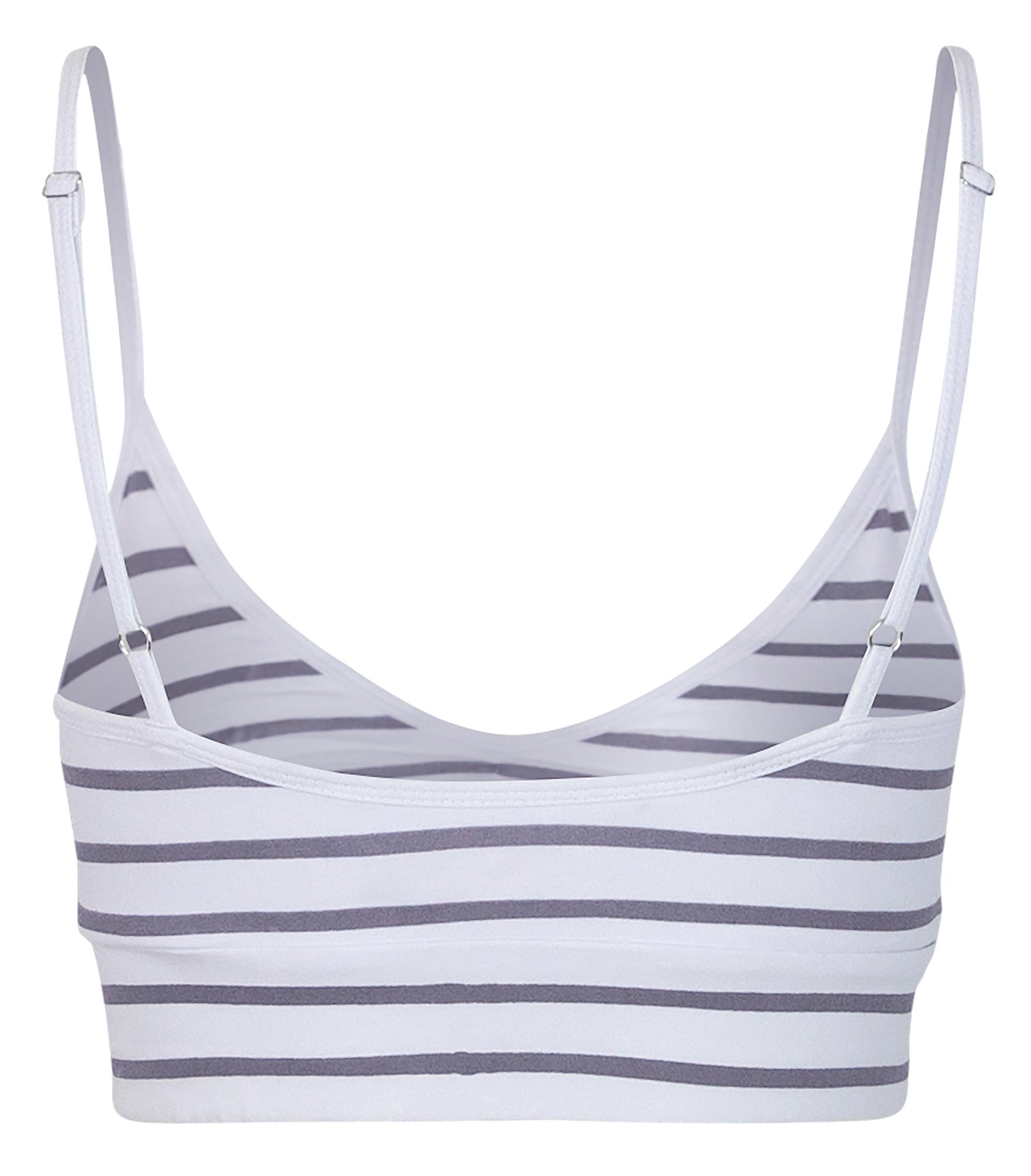 Yoga-Bra "Marine stripes" - white - YOGISHOP
