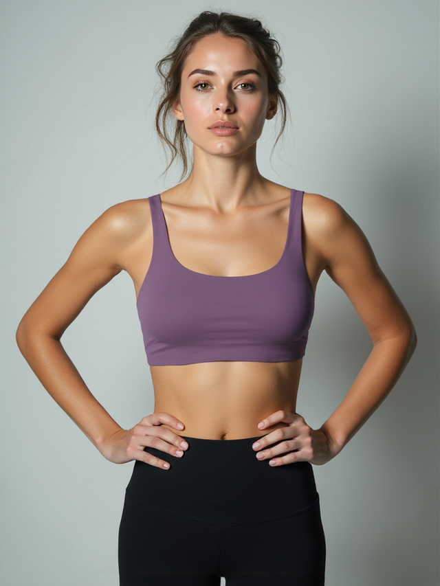 Yoga-Bra "rheia" - velvet plum - YOGISHOP