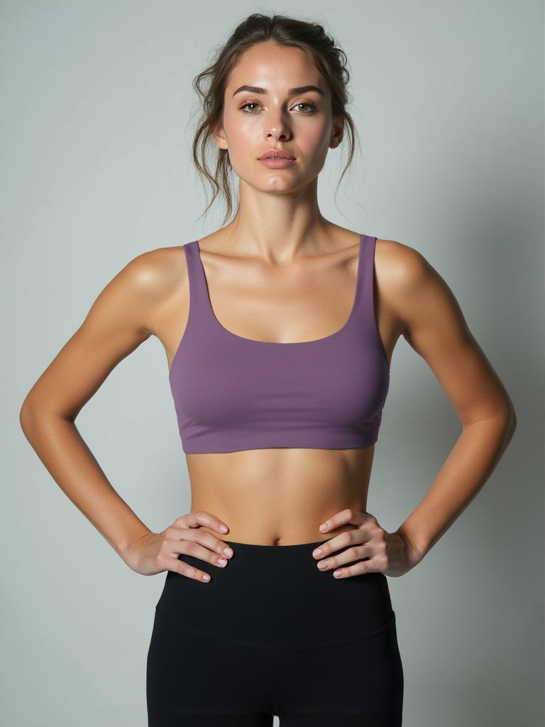 Yoga-Bra "rheia" - velvet plum - YOGISHOP
