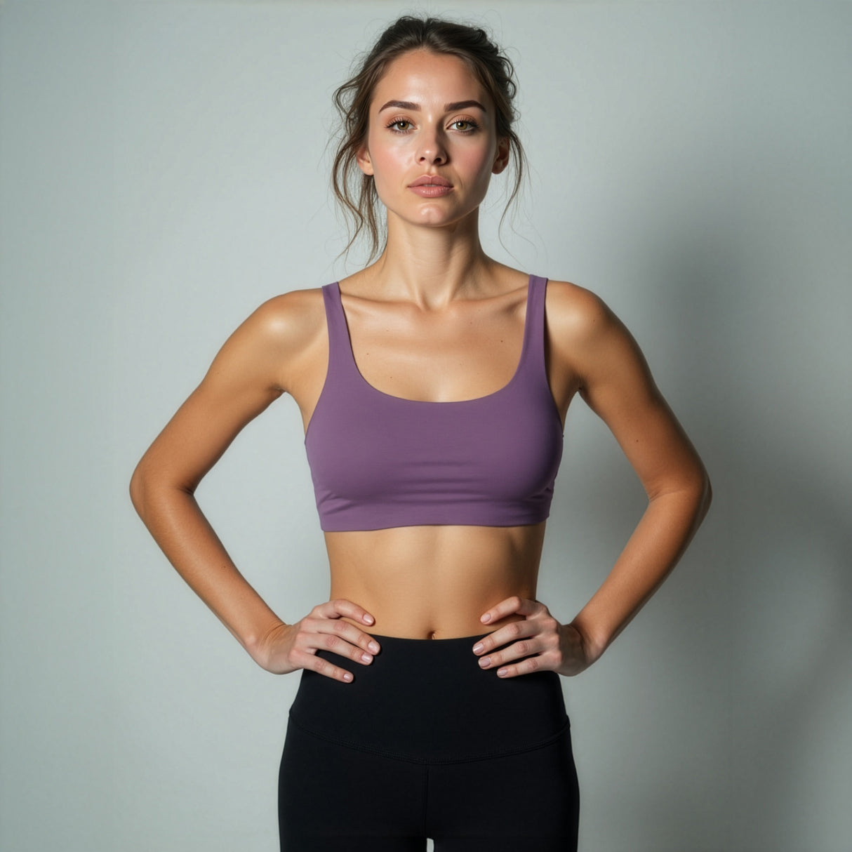 Yoga-Bra "rheia" - velvet plum