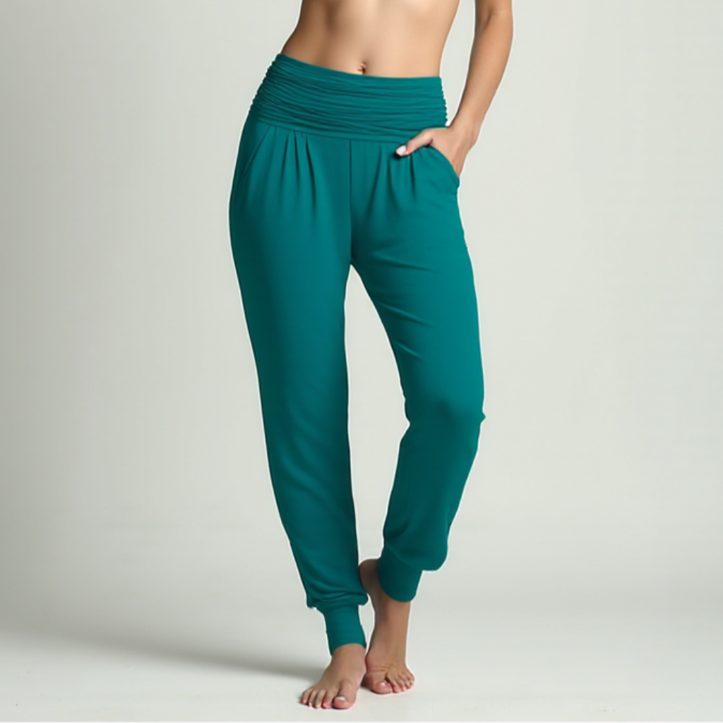 Yoga-Harempants "ala" - petrol - YOGISHOP