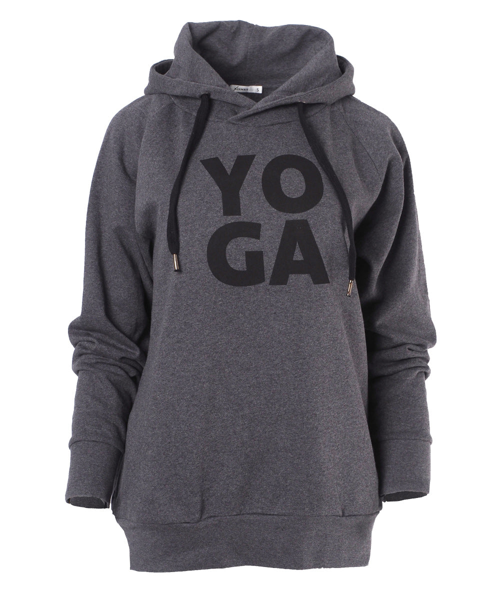 Yoga-Hoodie Rudra - grey marl - YOGISHOP