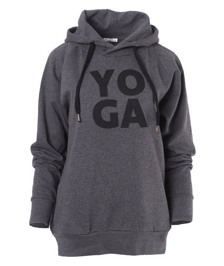 Yoga-Hoodie Rudra - grey marl - YOGISHOP