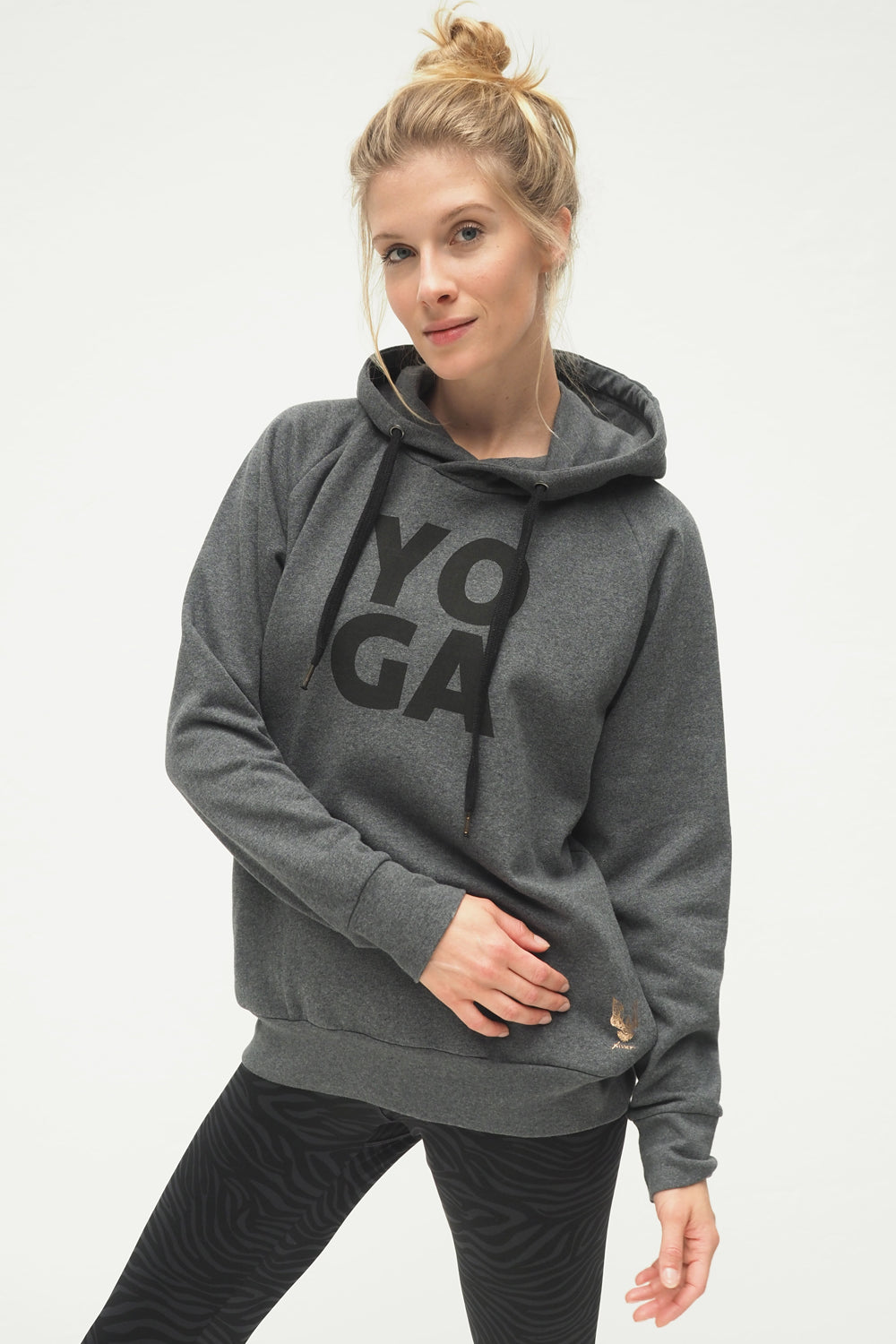 Yoga-Hoodie Rudra - grey marl - YOGISHOP