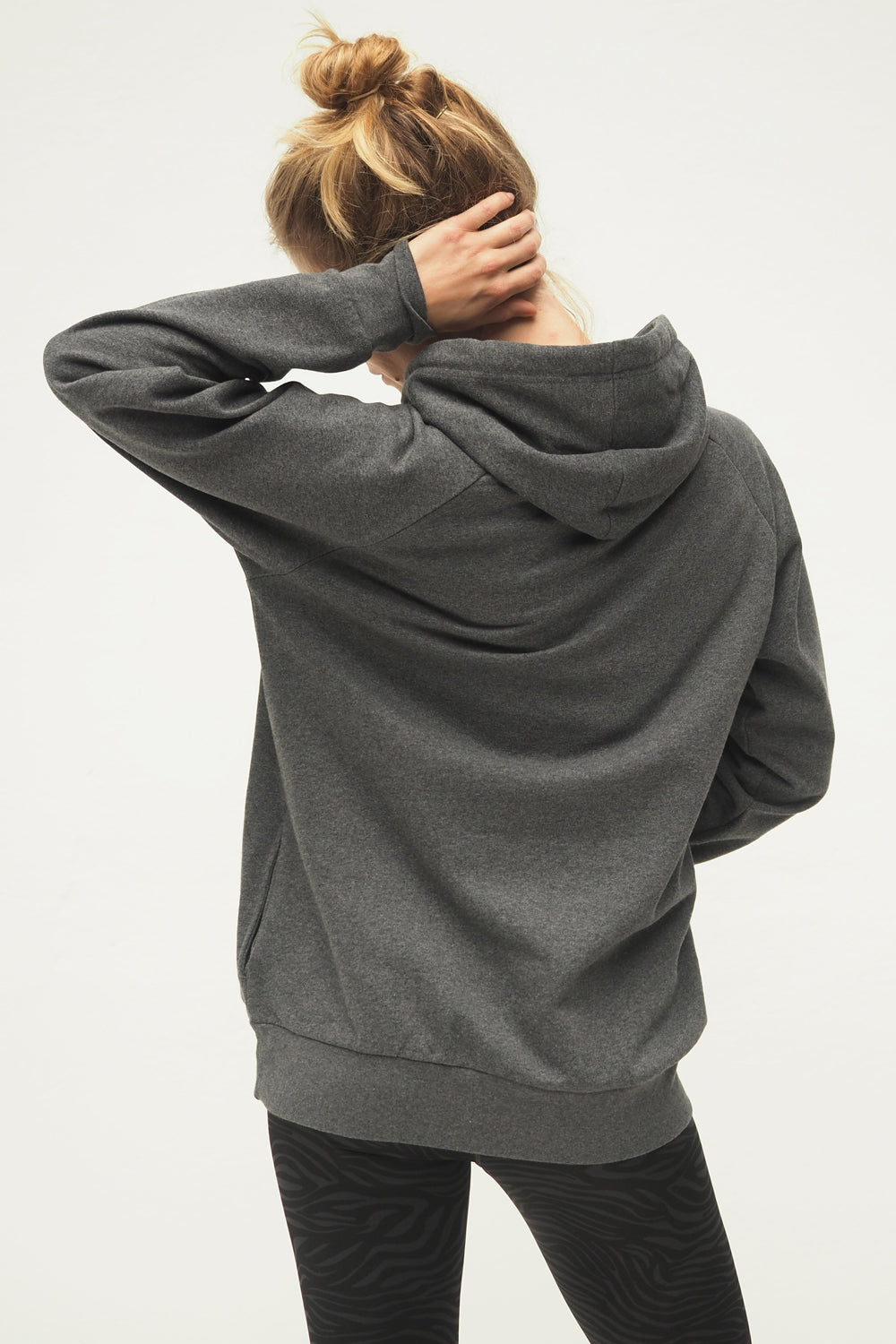 Yoga-Hoodie Rudra - grey marl - YOGISHOP