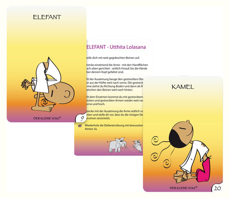 Yoga-Karten von B. L. Schauer, G. Nausch - Der kleine Yogi - YOGISHOP