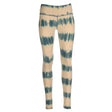 Yoga-Batik-Leggings "the beach" - teal-beige - YOGISHOP