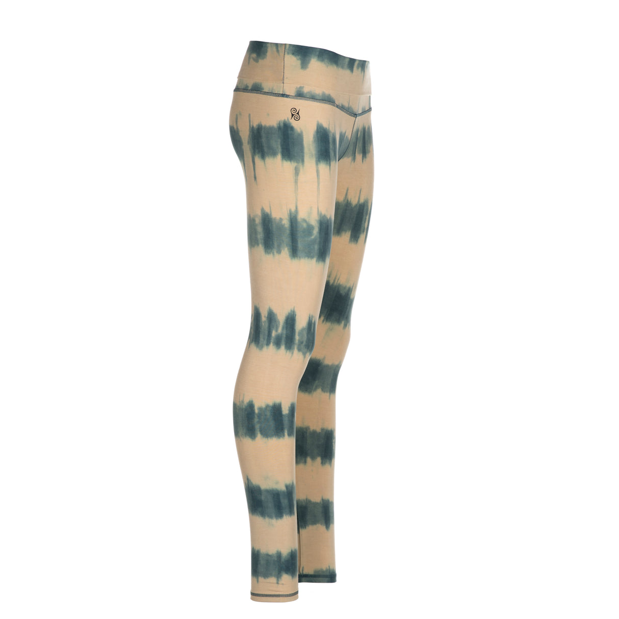 Yoga-Batik-Leggings "the beach" - teal-beige - YOGISHOP