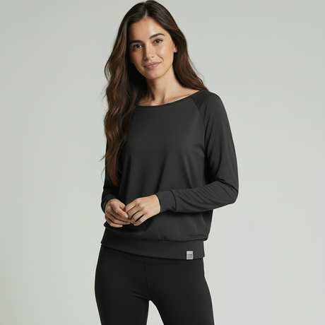 Yoga-Longsleeve "ala" - stonehenge - YOGISHOP