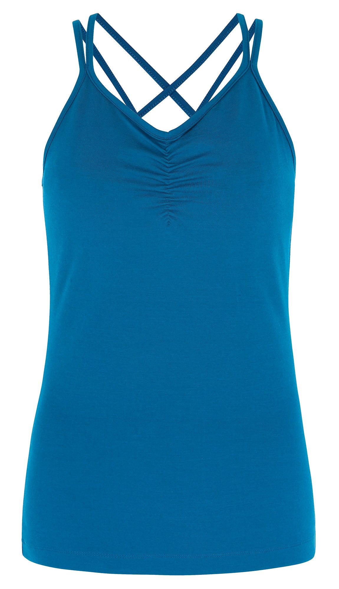Yoga-Top "conquer cami"- teal - YOGISHOP