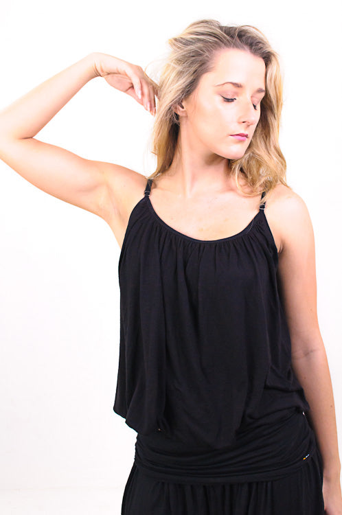 Yoga-Top "Comfort Flow" - black - YOGISHOP