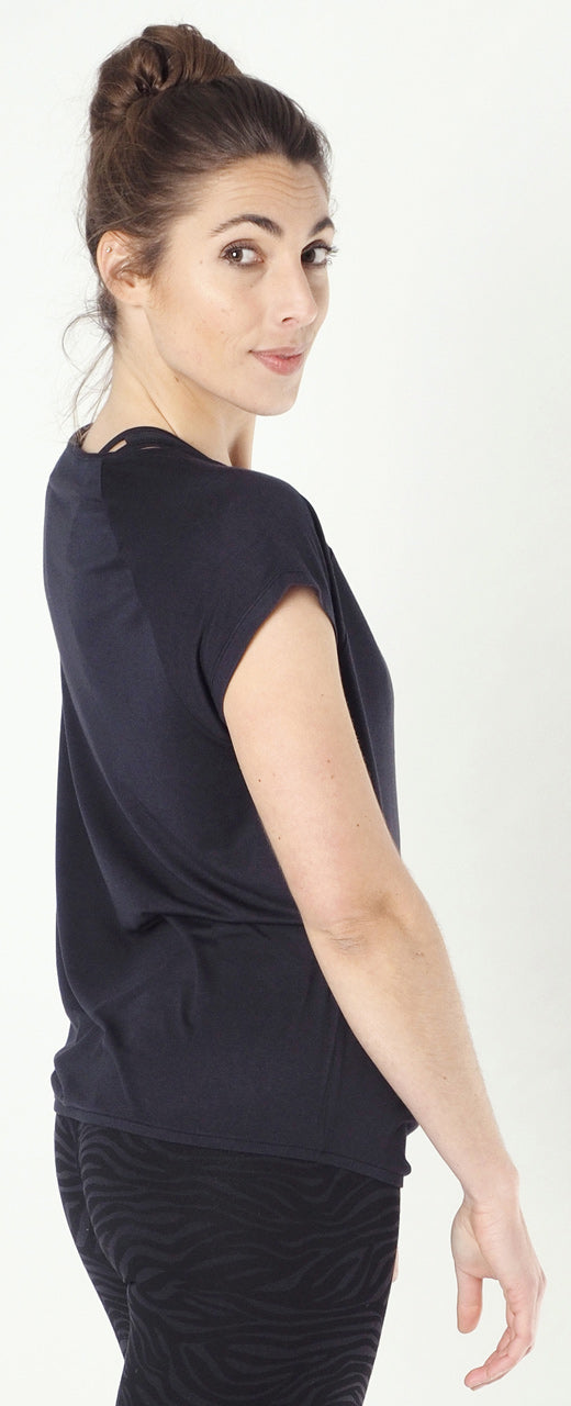 Yoga-T-Shirt "Jiva Tee" - anthracite - YOGISHOP