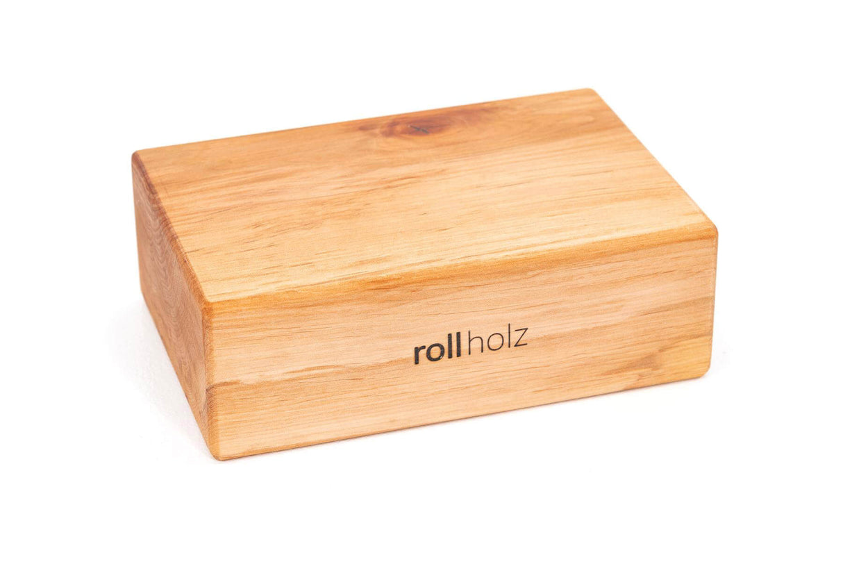 rollholz Yogablock aus Erle - YOGISHOP