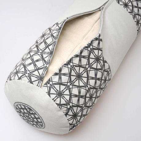 Yoga-Bolster rund - vintage - organic cotton - YOGISHOP
