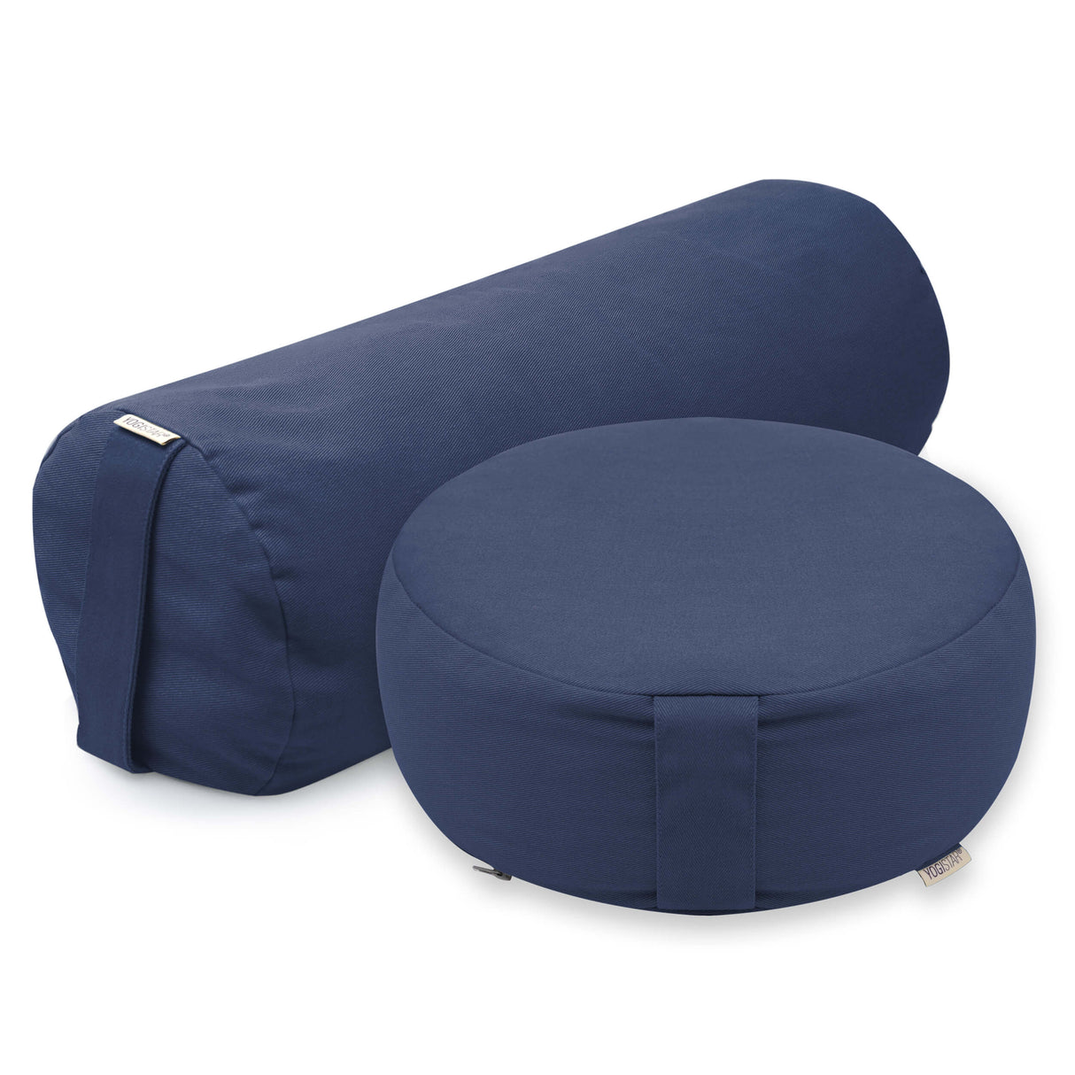 Yoga-Set Ananda (Meditationskissen Dhyana + Yoga-Bolster Samtosha) - YOGISHOP