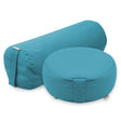 Yoga-Set Ananda (Meditationskissen Dhyana + Yoga-Bolster Samtosha) - YOGISHOP