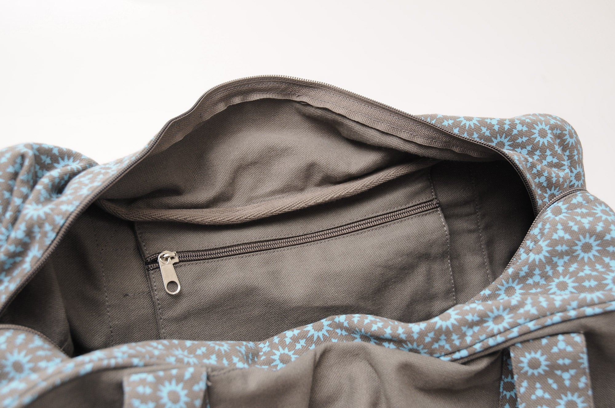 Yogatasche twin bag - take me two - taupe/turquoise - YOGISHOP