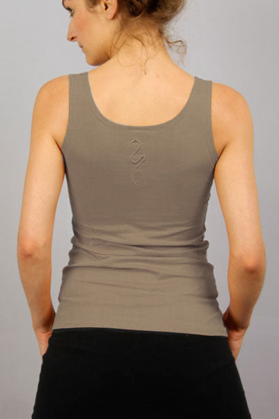 Yoga-Top "Sohang" - taupe - YOGISHOP