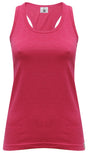 Yoga-Racerback-Top "uni" - bright rose - YOGISHOP