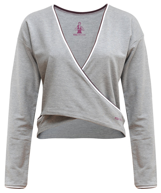 Yoga-Shirt "Rhianna" - greymelange - YOGISHOP