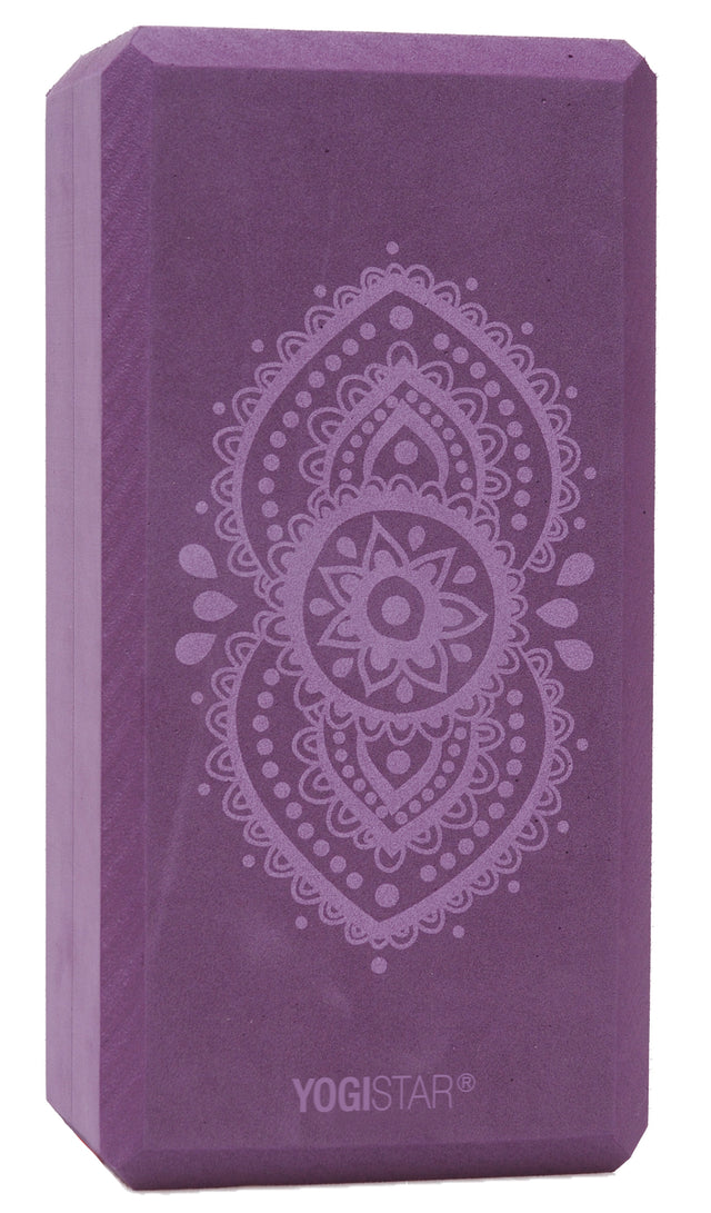 Yogablock yogiblock® basic - art collection - ajna chakra - aubergine - YOGISHOP