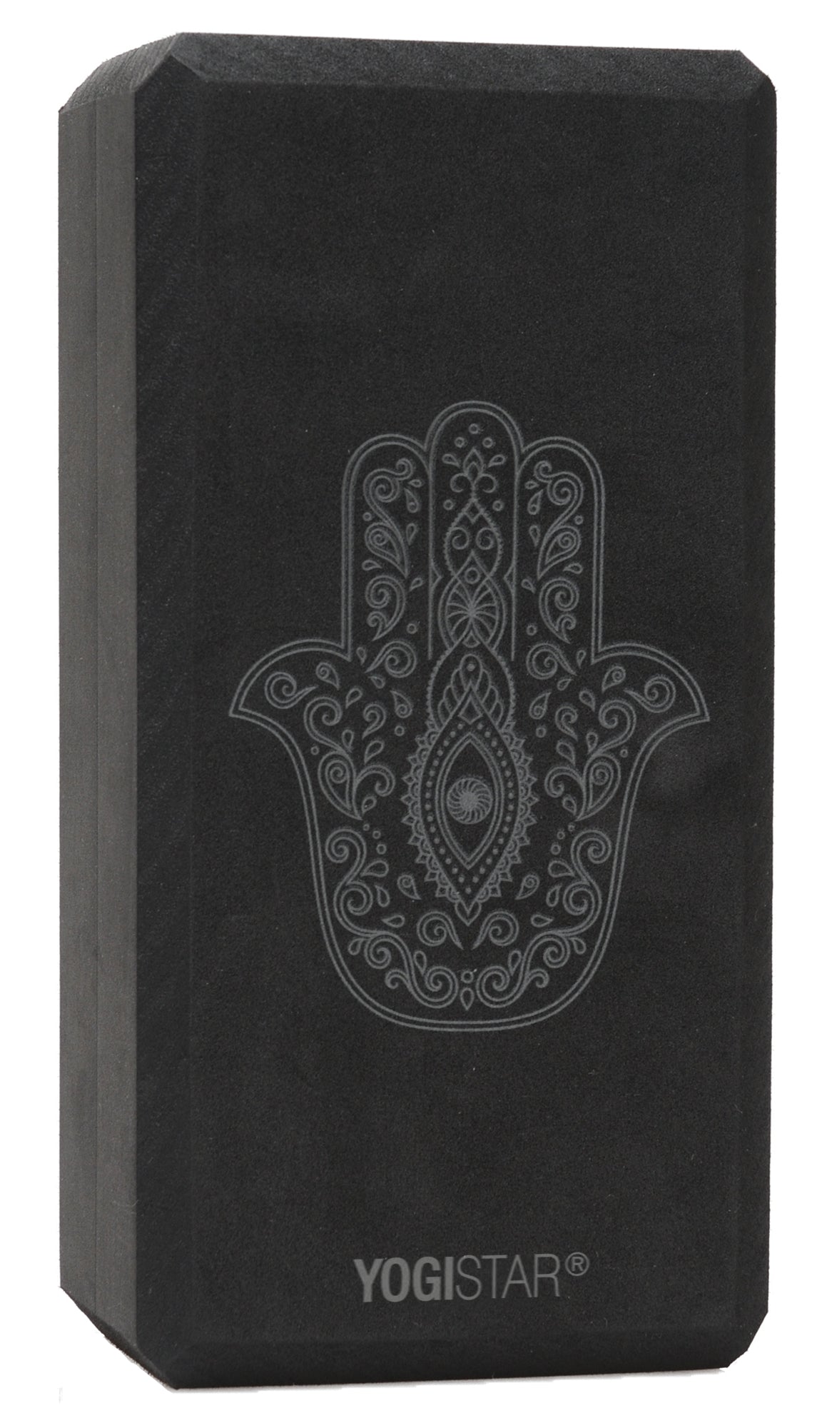Yogablock yogiblock® basic - art collection - hand of fatima - zen black - YOGISHOP
