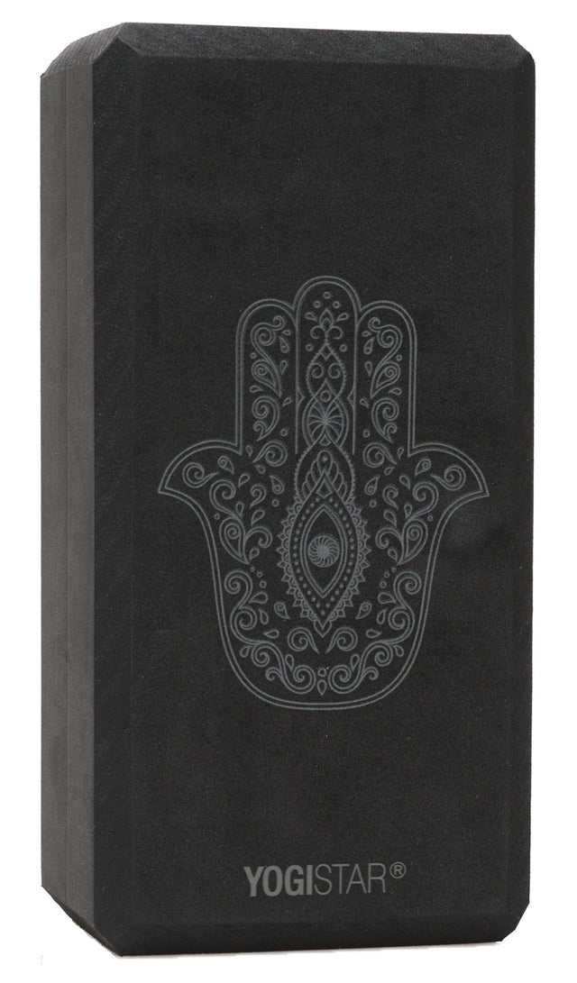 Yogablock yogiblock® basic - art collection - hand of fatima - zen black - YOGISHOP