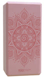 Yogablock yogiblock® basic - art collection - spiral mandala - velvet rose - YOGISHOP