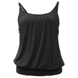 Zen Layered Loose Tunic - black - YOGISHOP