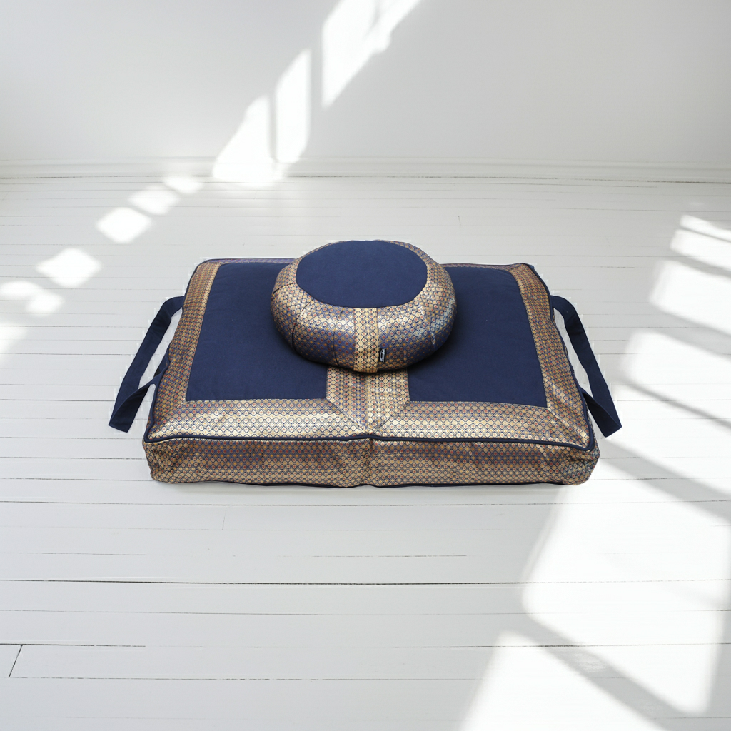 Meditationsset golden mind - midnight blue - YOGISHOP