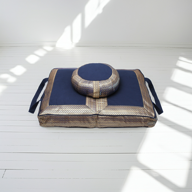Meditationsset golden mind - midnight blue - YOGISHOP