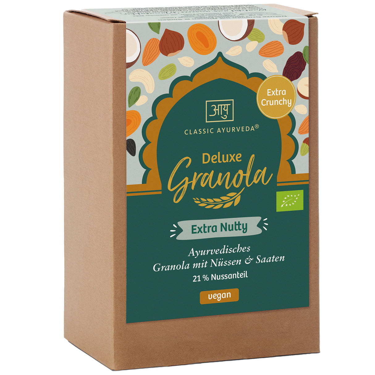 Granola Ecológica Deluxe Extra Nuez, 320 g