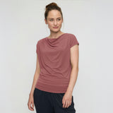 Yoga-Shirt Wasserfall - faded rose