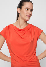 Yoga-Shirt Wasserfall - orange - YOGISHOP