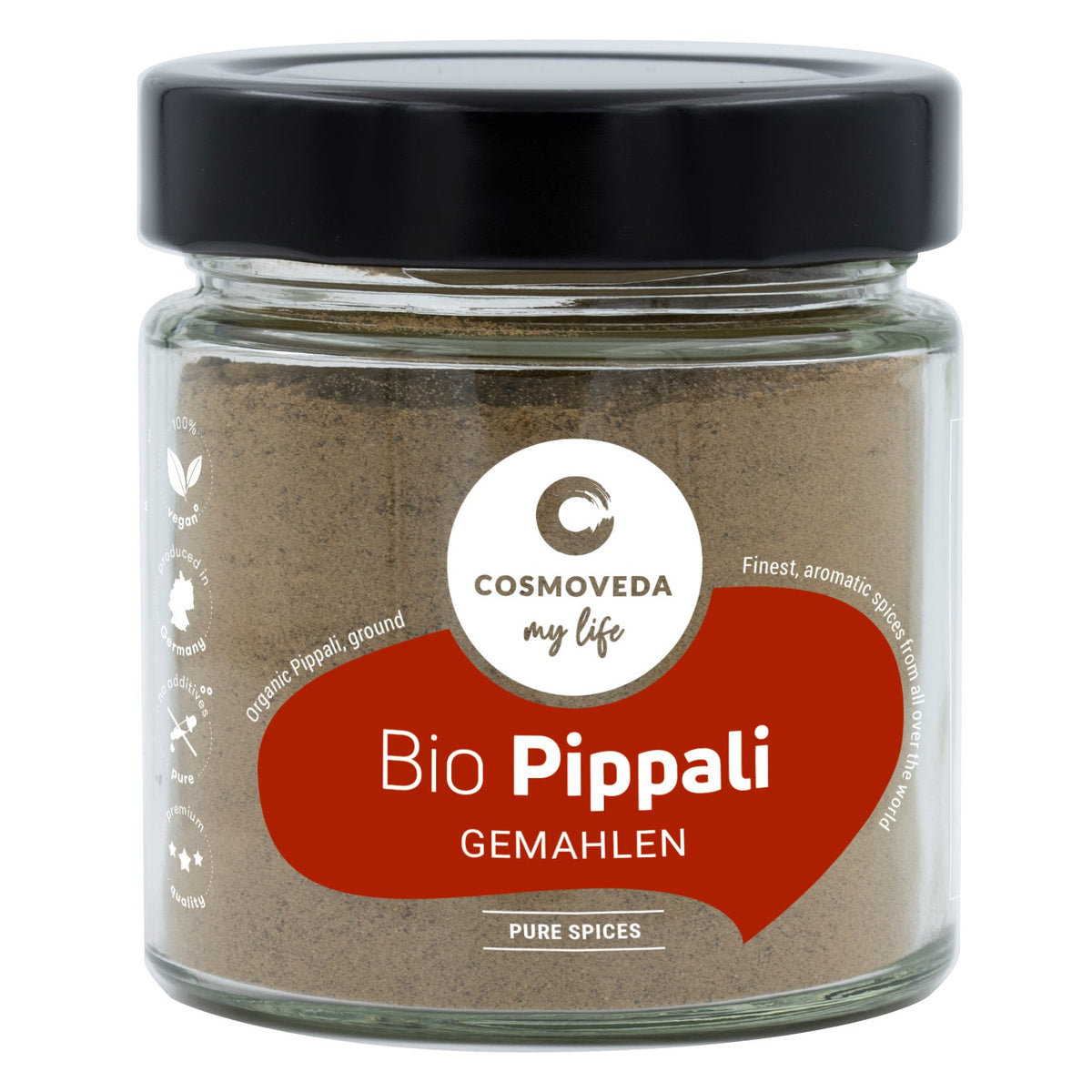 Bio Pippali (langer Pfeffer), gemahlen, 100 g