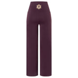 Yoga Hose Calana - aubergine