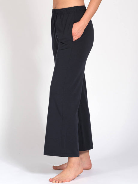 Yogahose Naomi - Black, aus Naturmaterial - YOGISHOP