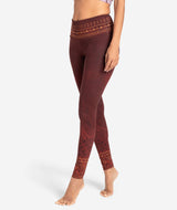 Yoga-Leggings Shakti - henna-rot - YOGISHOP