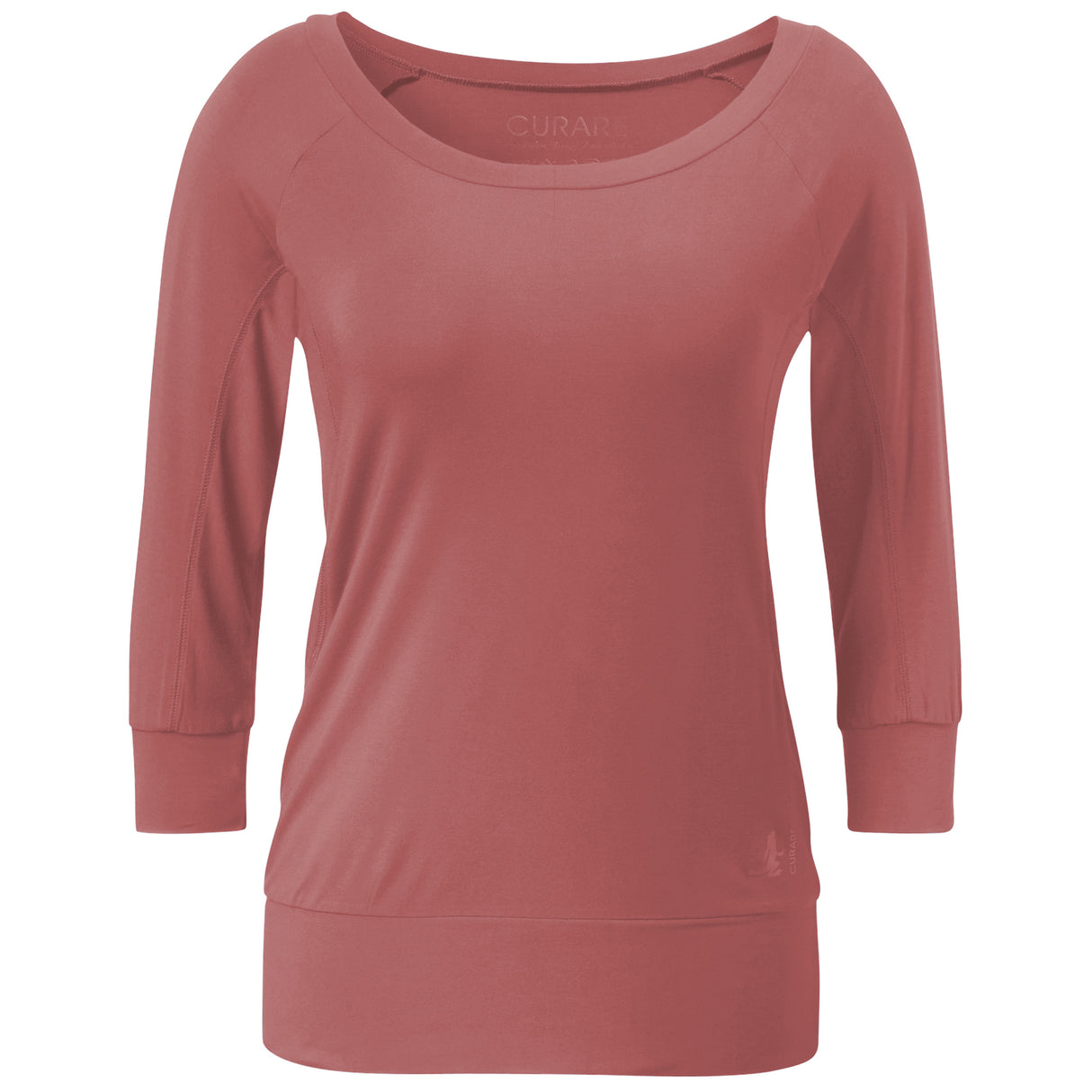 3/4 Shirt Boatneck - faded rose