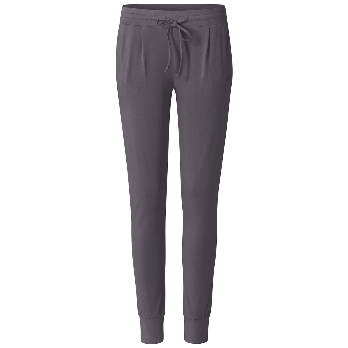 Long Pants "Boyfriend" - grau aubergine - YOGISHOP
