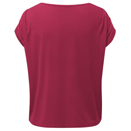 Yoga-Shirt loose foulds - bordeaux