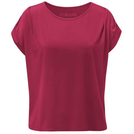 Yoga-Shirt loose foulds - bordeaux